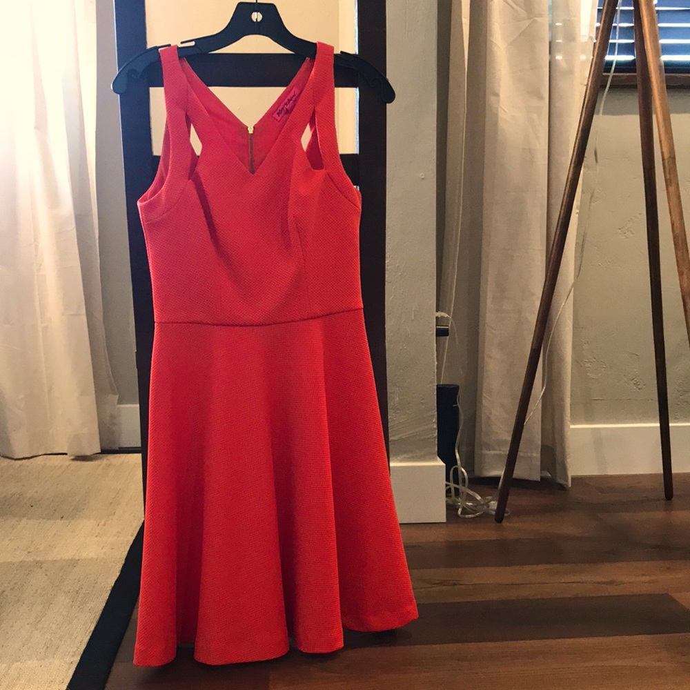 Super cute Orange Party Dress- Size 2
